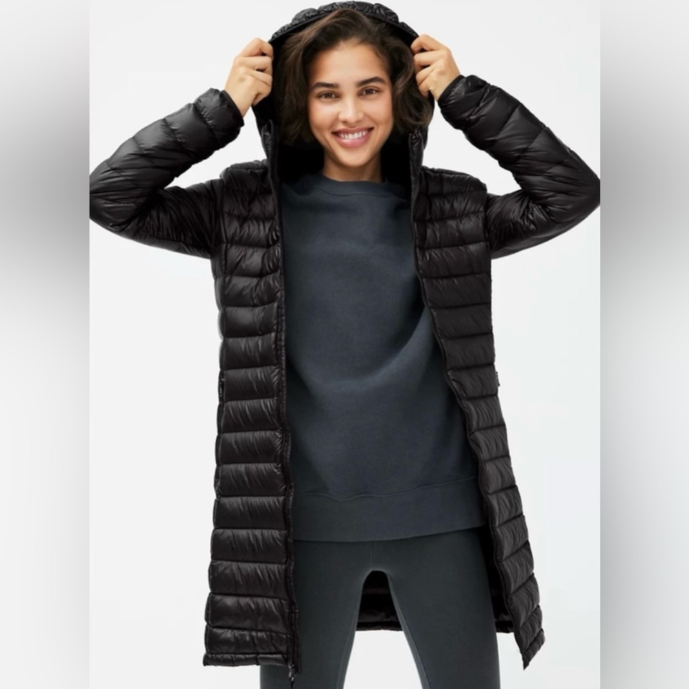 Aritzia Bravura Long Packable Down Jacket